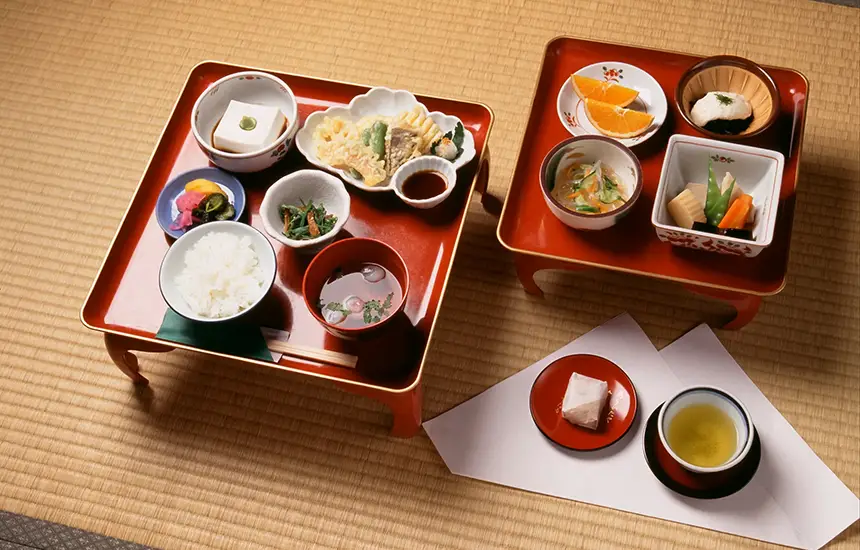 Shojin Ryori Meal Served at a Zen Temple