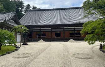 A serene Zen temple garden