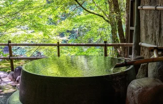 An Open-Air Bath Surrounded by Rich Nature
