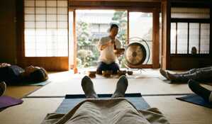 My first-ever sound healing session in Japan!